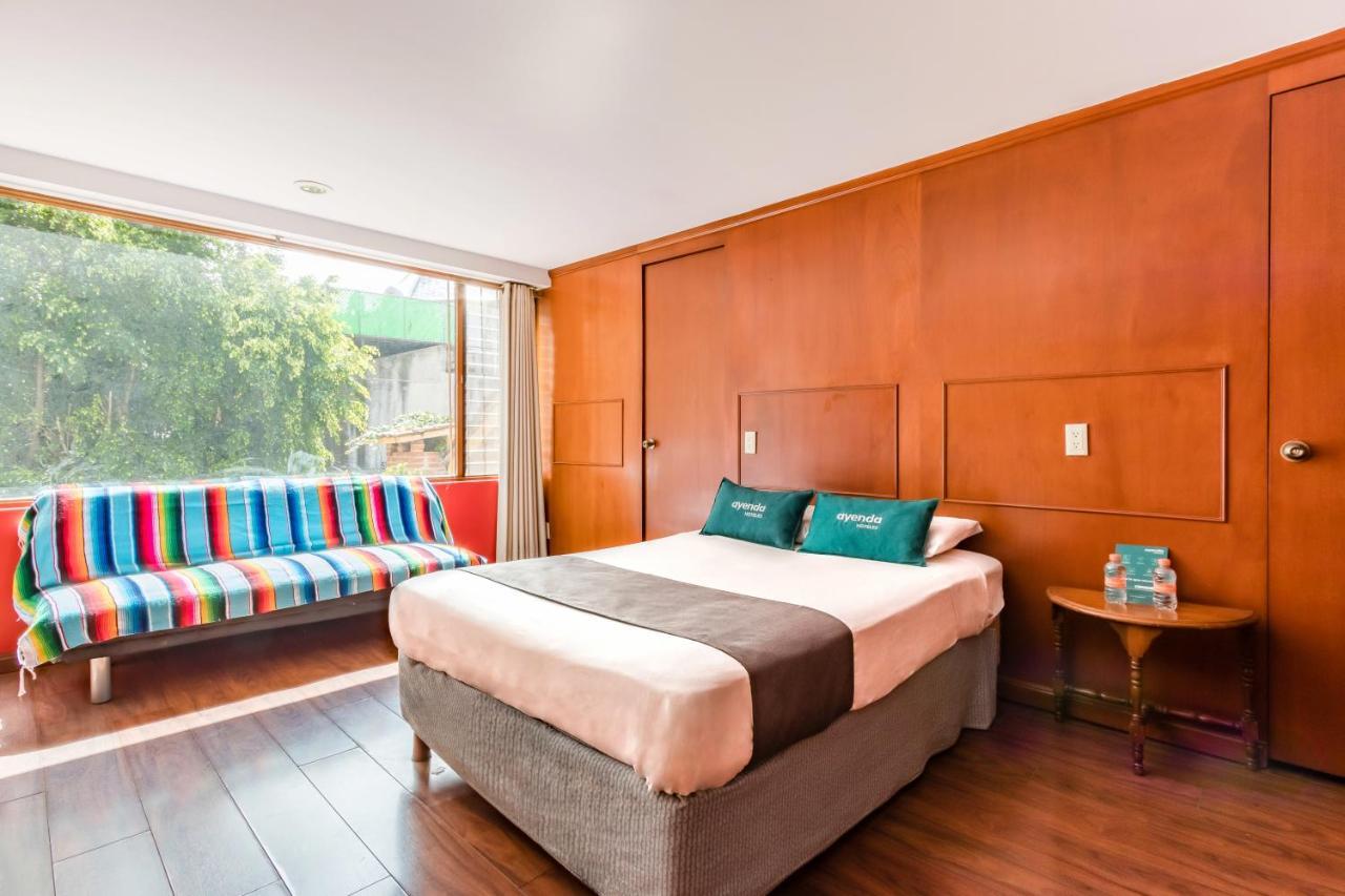 Suites Cuija Coyoacan Mexiko-Stadt Exterior foto