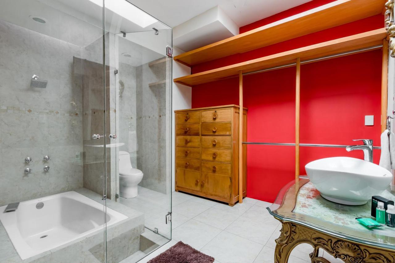 Suites Cuija Coyoacan Mexiko-Stadt Exterior foto